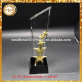 Alibaba china Best-Selling crystal star award glass trophy
